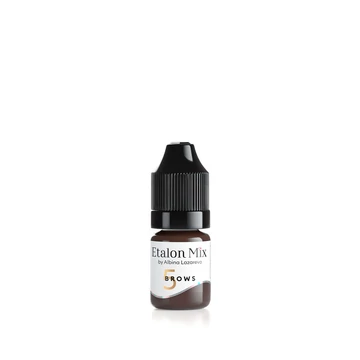 ETALON MIX No. 5 Bitter Chocolate - Szemöldök pigment  /hibrid / 5 ml
