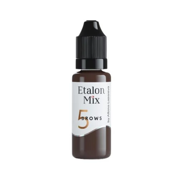 ETALON MIX No. 5 Bitter Chocolate - Szemöldök pigment /hibrid / 15 ml