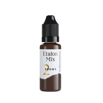 ETALON MIX No. 2 Milk Chocolate - Szemöldök pigment / hibrid / 15 ml
