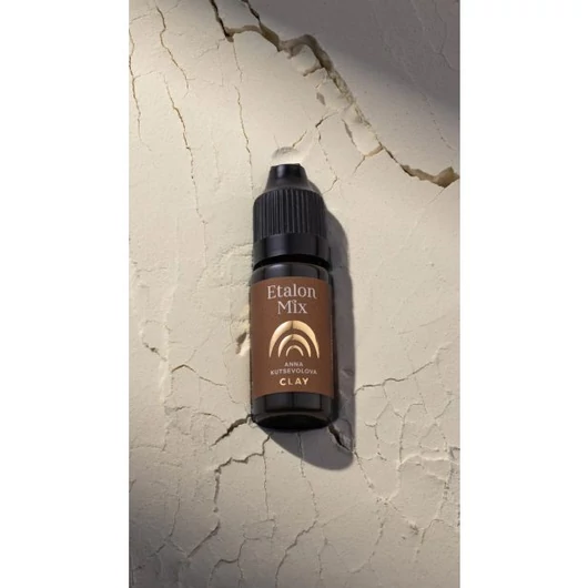 ETALON Új szálas szemöldök pigment - Anna Kutsevolova  / Clay / 10 ml
