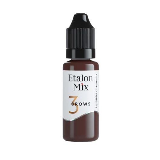ETALON MIX No. 3 Cognac - Szemöldök pigment /hibrid / 15 ml
