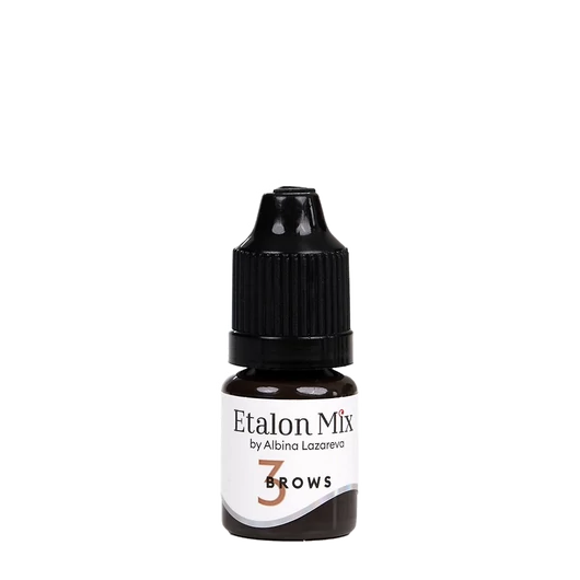 ETALON MIX No. 3 Cognac - Szemöldök pigment  /hibrid / 5 ml