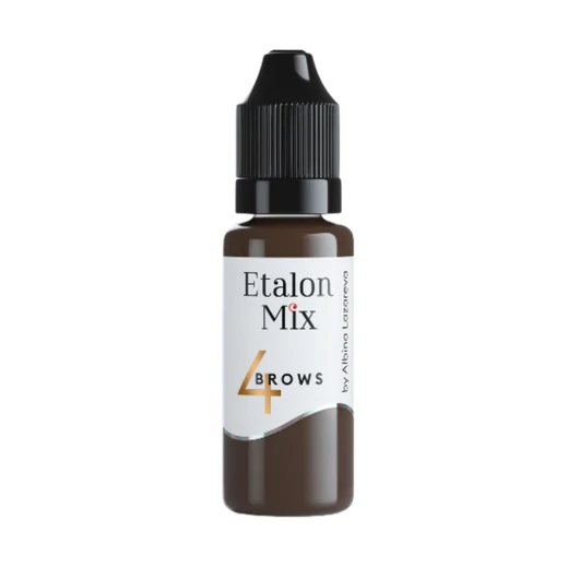 ETALON MIX No. 4 Light Brown - Szemöldök pigment /hibrid / 15 ml