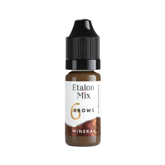 ETALON MIX No. 6 Taupe - Szemöldök pigment  /ásványi / 10 ml