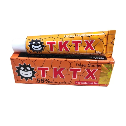 Tktx érzéstelenítő krém - Mély felszívódású  (csak Tktx krém vásárlása esetén előre utalás/online fizetés után küldjük a terméket)