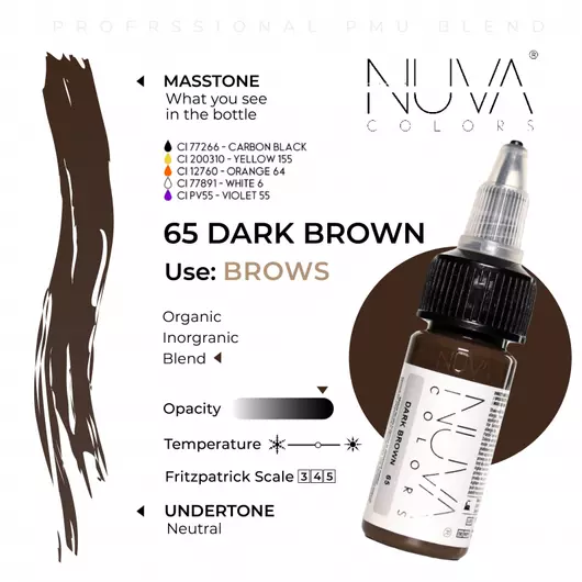 Nuva pigment - Dark Brown - 15ML
