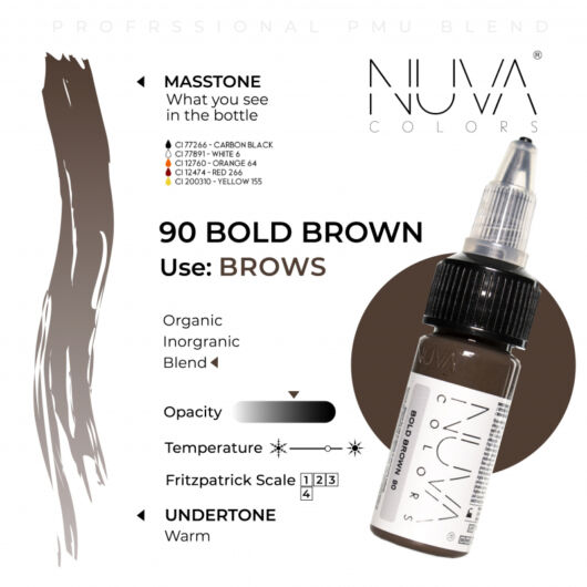 Nuva pigment - Bold brown - 15ML