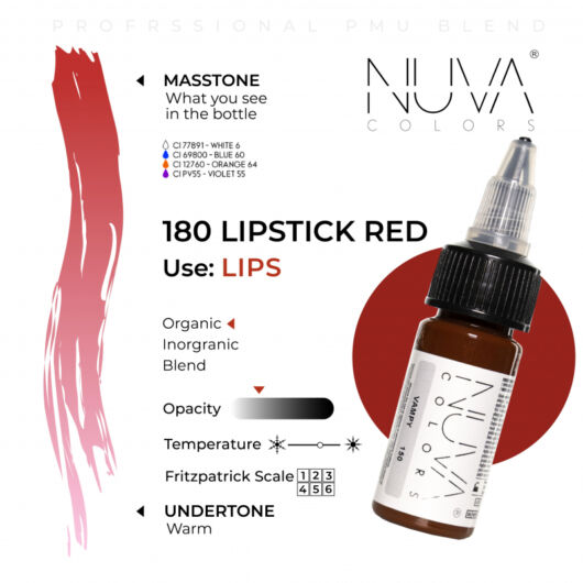 Nuva pigment - LIPSTICK RED - 15ML