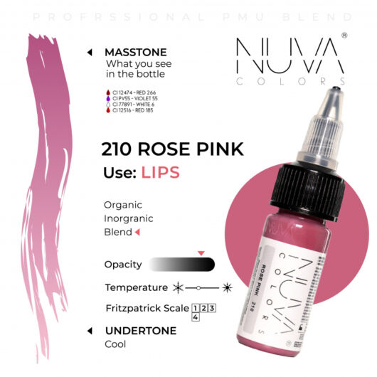 Nuva pigment - ROSE PINK - 15ML