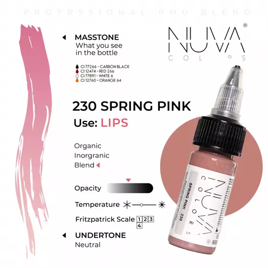 Nuva pigment - SPRING PINK - 15ML